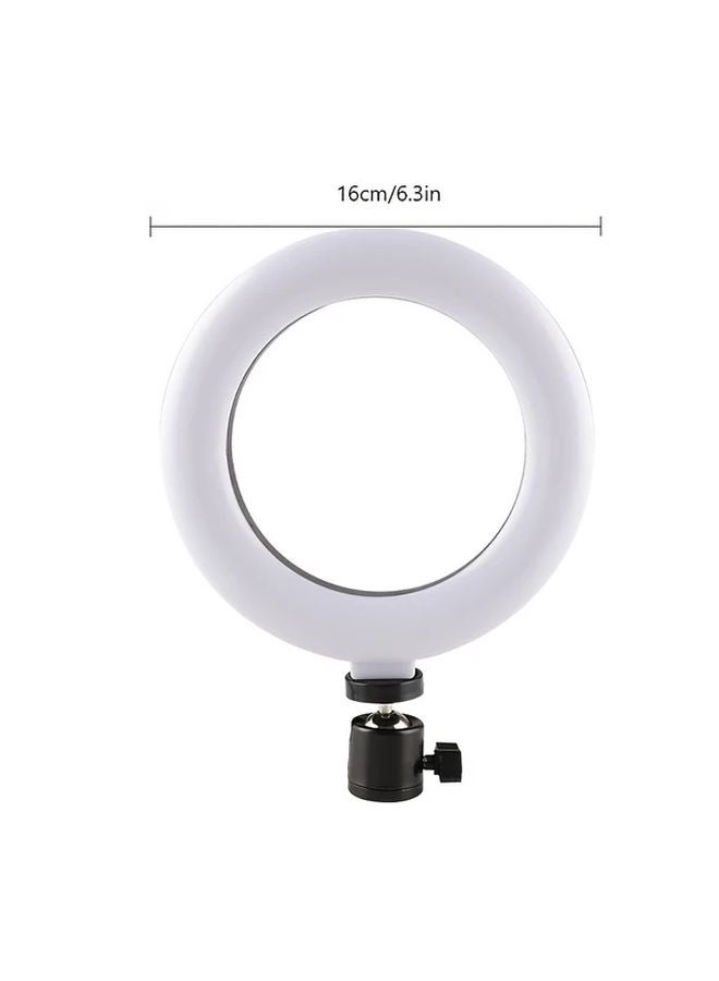 Black LED Ring Light With Stand For Live Streaming Photography - Image 3