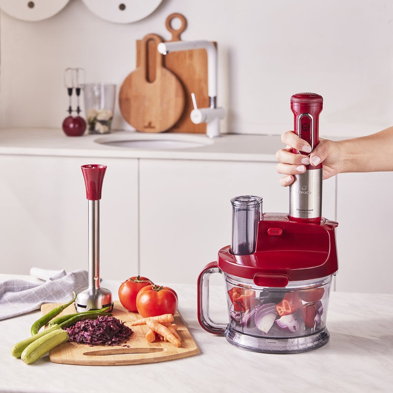 Karaca خلاط المطبخ كاراجا ماسترميد بروستيل 2000 واط، أحمر - Image 2