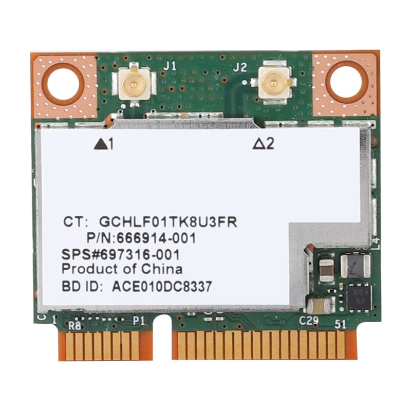 Wireless LAN Network Card Dual-Band 2.4 5 GHz 300Mbps - Built-In Bluetooth 4.0 For Broadcom BCM943228HMB - IEEE 802.11 a/b/g/n for Windows 2000 XP VISTA 7 32bit 64bit - Image 1