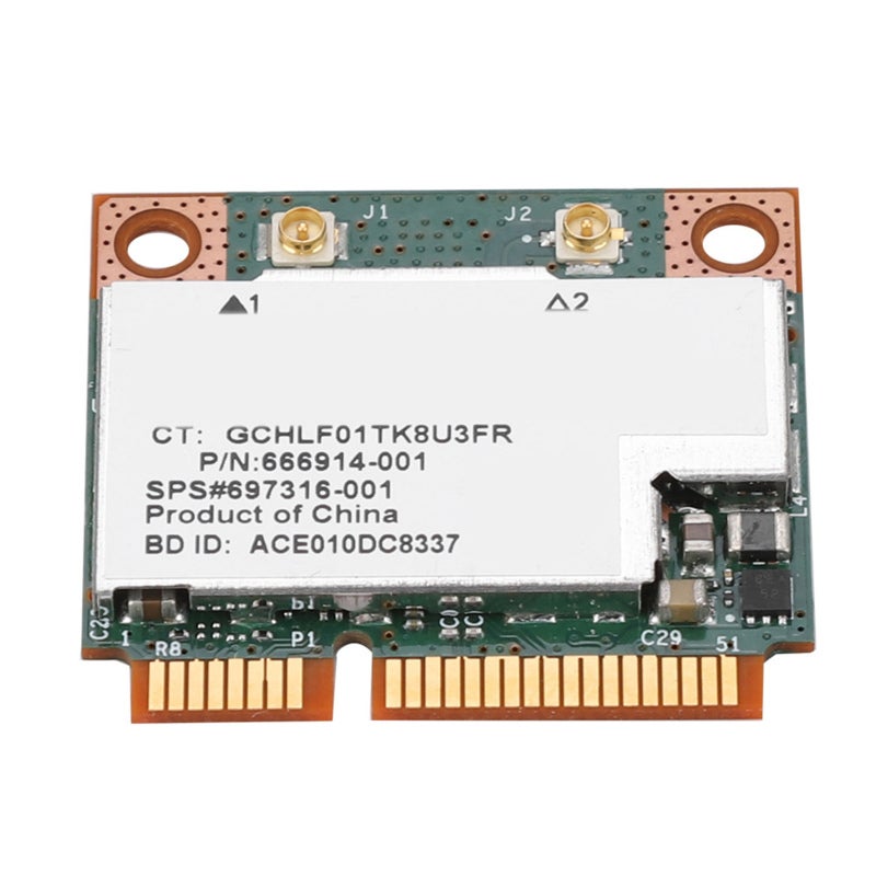 Wireless LAN Network Card Dual-Band 2.4 5 GHz 300Mbps - Built-In Bluetooth 4.0 For Broadcom BCM943228HMB - IEEE 802.11 a/b/g/n for Windows 2000 XP VISTA 7 32bit 64bit - Image 2