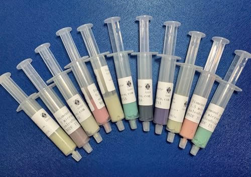 SIGNI 11Pcs Diamond Polishing Compound Lapping Paste Syringes 0.5 to 40 Micron 5 Gram for Polishing Metal and Jewelry (Water Based) - Image 1