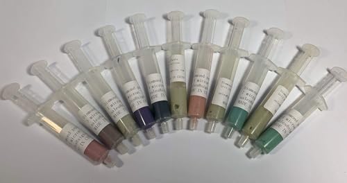 SIGNI 11Pcs Diamond Polishing Compound Lapping Paste Syringes 0.5 to 40 Micron 5 Gram for Polishing Metal and Jewelry (Water Based) - Image 2