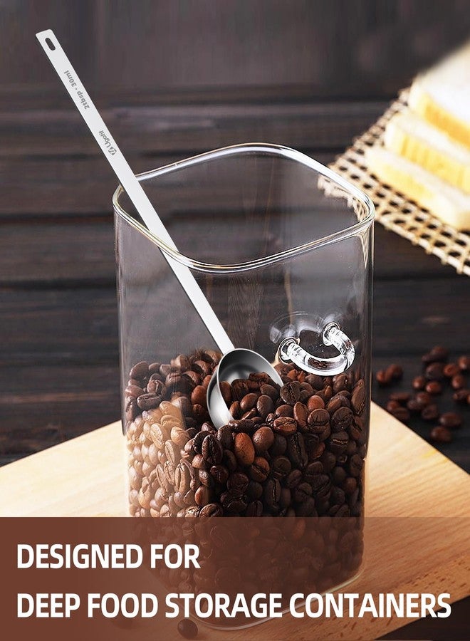 Ugotit Coffee Scoop for Ground Coffee, Long Handle Measuring Spoon for Protein Powder, Baking, 2 Tablespoon 18/8 Stainless Steel Coffee Scoop,Hanging Hole - Image 2