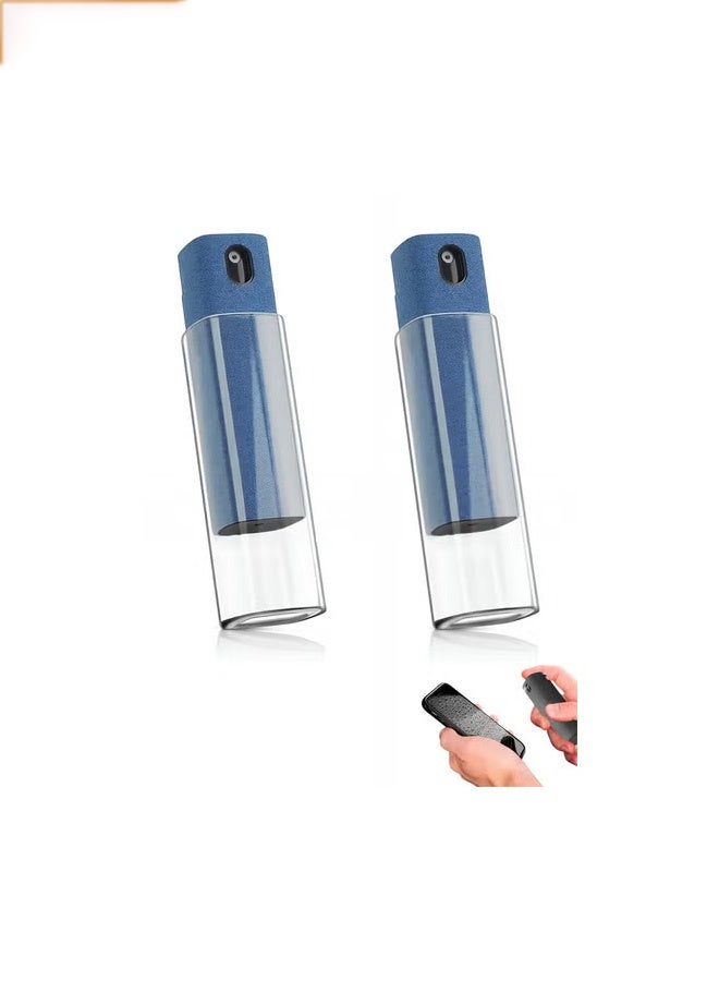 Taimi 2-Pcs All-in-One Touchscreen Cleaner, Spray and Built-in Microfiber Cloth with Clear Protective Case, Screen Cleaner for All Phones, Laptop and Tablet - Blue - Image 1