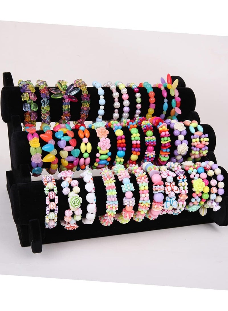 Children's Jewelry, Beads for Kids Crafts, Beads Set for Kids DIY Craft Bracelet Necklace Making, Rings Craft Kits Birthday for 4, 5, 6, 7-Year-Old Little Girls - Image 1