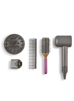 CASDON Dyson Supersonic Styling Set – Realistic Play with Combs, Brushes, and Accessories for Kids 3+  - Image 1