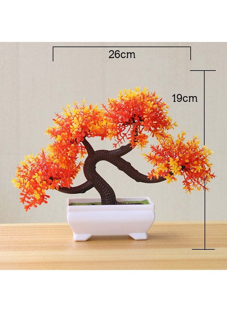 Haidue 4 Pcs Artificial Plant With Pot  - Image 4