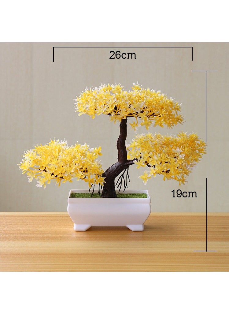 Haidue 4 Pcs Artificial Plant With Pot  - Image 3