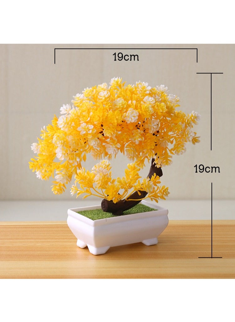 Haidue 4 Pcs Artificial Plant With Pot  - Image 2