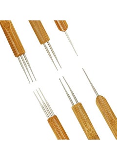 Dreadlocks Crochet Hooks Set, with Bamboo Handle, Hair Weaving Needle Dreadlocks Interlock Needle Tool for Braid Craft, Dreadlocks, Gift to Friends, Lovers or Families who Have the Dreadlocks. - pzsku/Z3AD77448A70ED710CAB5Z/45/_/1660211140/8a275526-5942-4375-9650-9bacf9ea5676