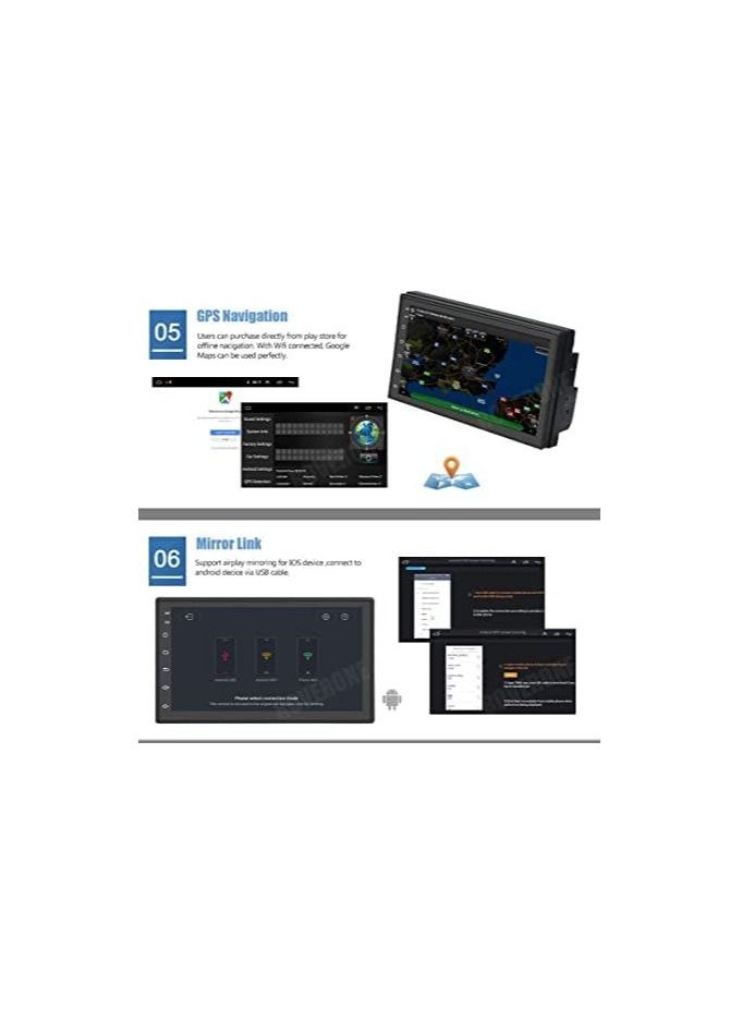 Royal - Car Radio Stereo for Toyota Land Cruiser 100 GX VXR LC100 2002-2007 Ram 2GB+32GB With Full Touch Screen Android Multimedia Player Support GPS Navigation Bluetooth Mirror Link Wi-fi - Image 1
