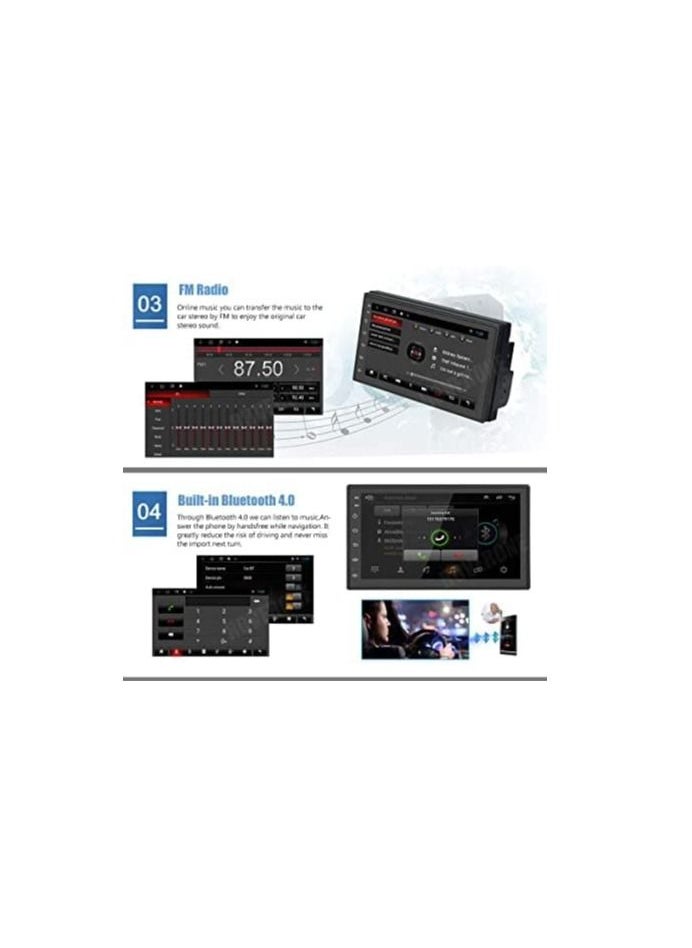 Royal - Car Radio Stereo for Toyota Land Cruiser 100 GX VXR LC100 2002-2007 Ram 2GB+32GB With Full Touch Screen Android Multimedia Player Support GPS Navigation Bluetooth Mirror Link Wi-fi - Image 1