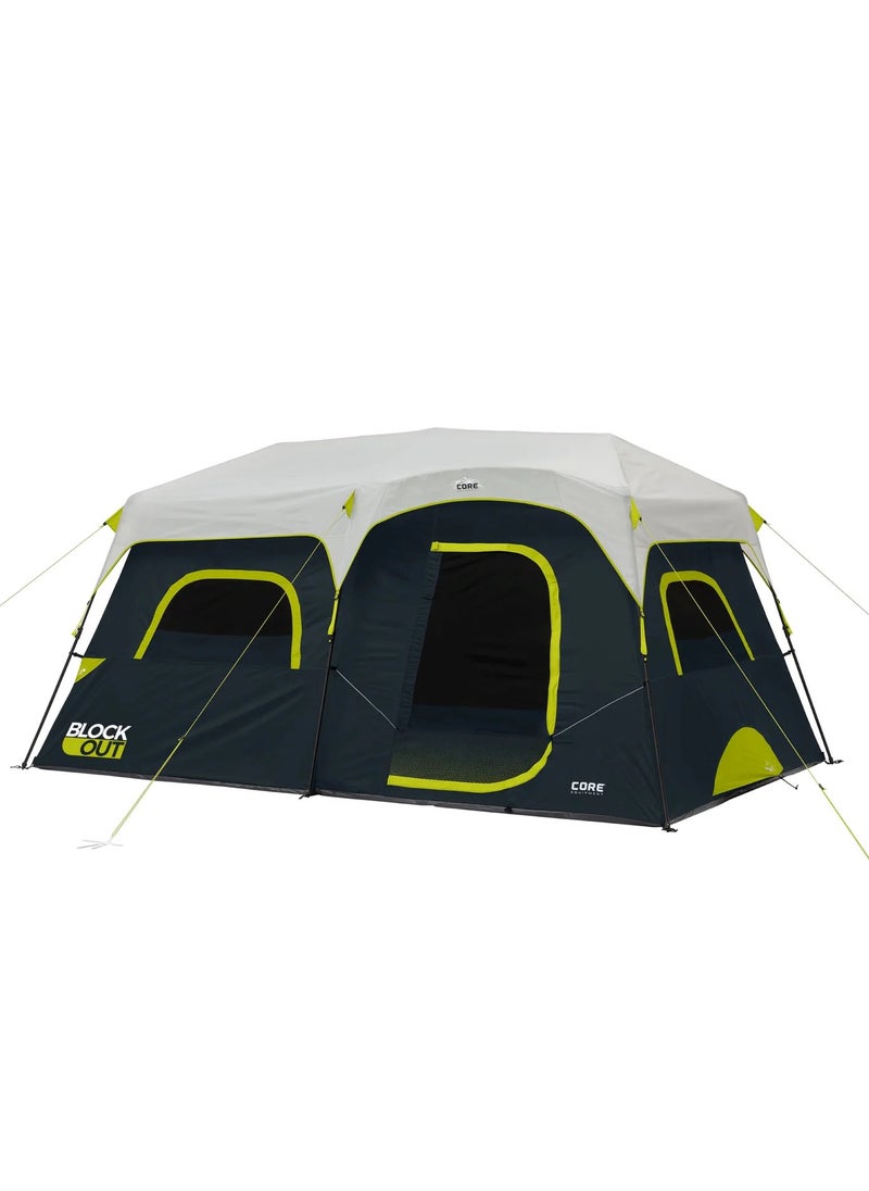 core equipment - 9 Person Instant Cabin Blockout Tent 14' X 9' - Image 1