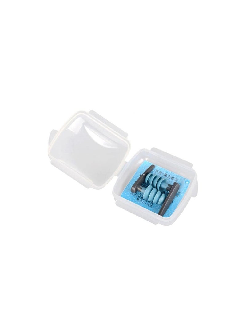 GGOOT 1 Pair Silicone Swimming Earplugs Waterproof Reusable for Kids and Adults Swimming Showering Bathing Earbuds Storage Case - Image 4