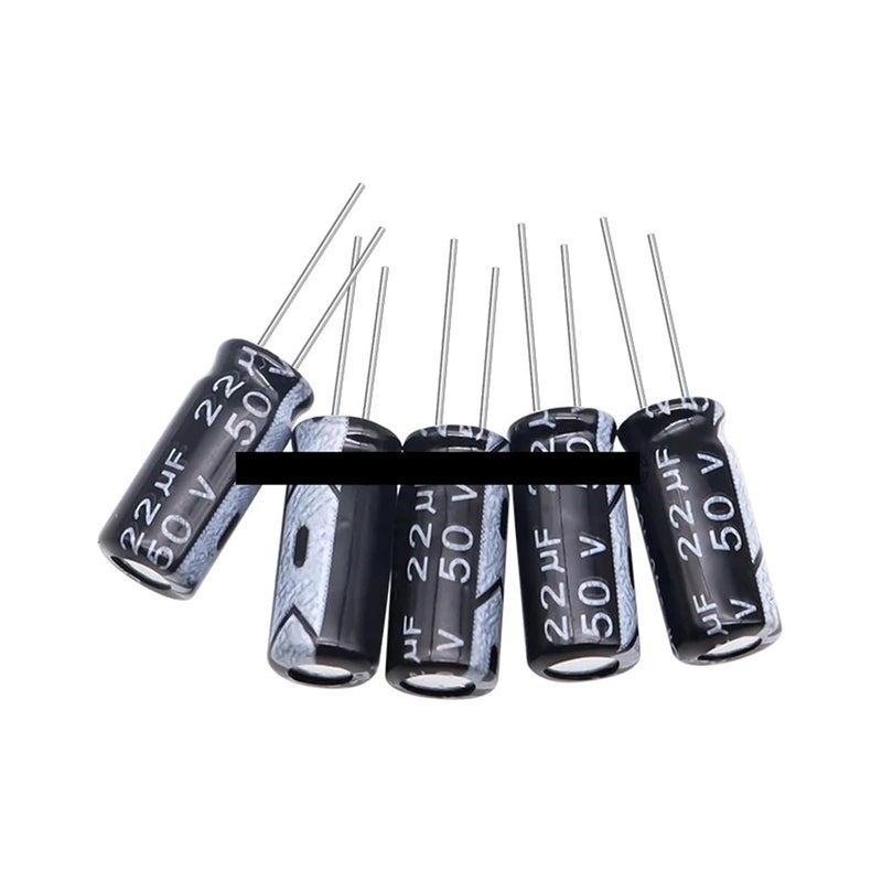 120 قطعة مجموعة متنوعة من مكثفات الألومنيوم الإلكتروليتية 12 قيمة من 0.22 ميكروفاراد إلى 470 ميكروفاراد - Image 2