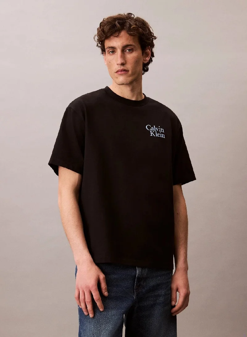 Script Logo Graphic Relaxed T-Shirt