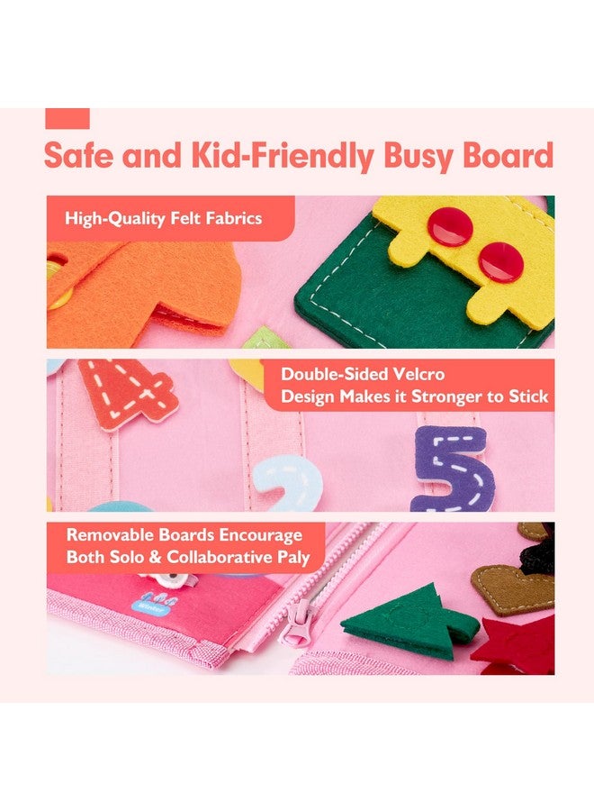 hahaland hahaland Busy Book for Toddlers Boys Girls Montessori Toys for 3+ Year Old Preschool Educational Learning Activities Toddler Travel Toys for Ages 2-4 with Life Skill Number Color Weather  - Image 5