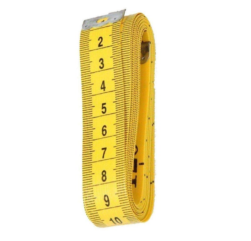 Eclet Durable Soft Sewing Tailor Tape Body Measuring Dress-Making Measure Ruler, 1.50 Meter, 150 cm, Multicolour(B) - Image 1