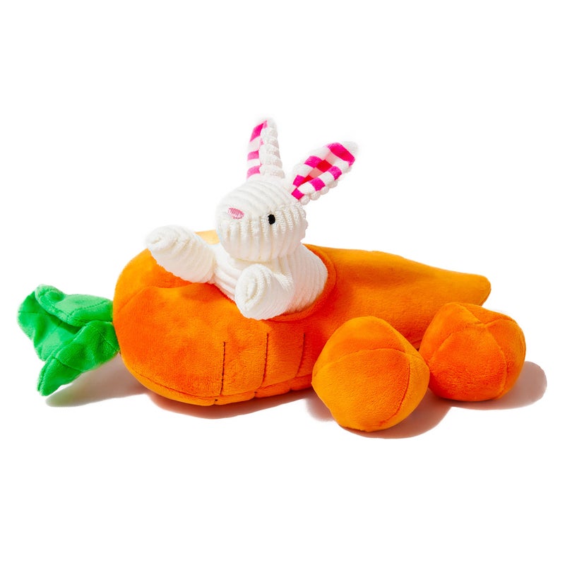Midlee Hide a Toy Carrot Easter Dog Toy - Image 2