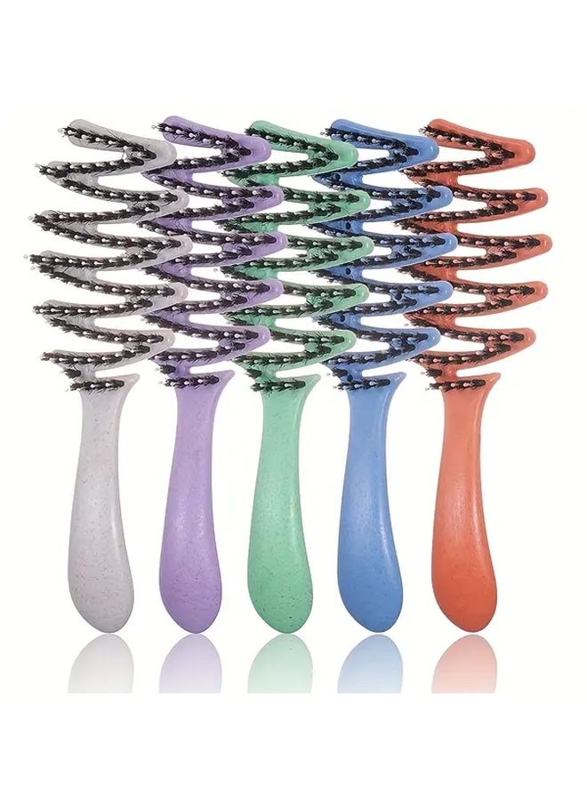 1pc Wide Tooth Hair Comb Purple Anti Tangle Detangling Styling For Thick Curly Fine Long Short Hair Wet Dry Use Gentle On Wet Or Dry Hair Men Women Ideal For Home And Salon Hair Styling Tools Ergonomic Handle Durable Construction Wet Hair Care Sleek Styling Tool Highquality Bristles Detangling Brush Salon Professionals - Image 1