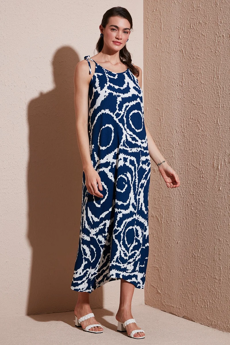 Lela Printed Sleeveless Dress
