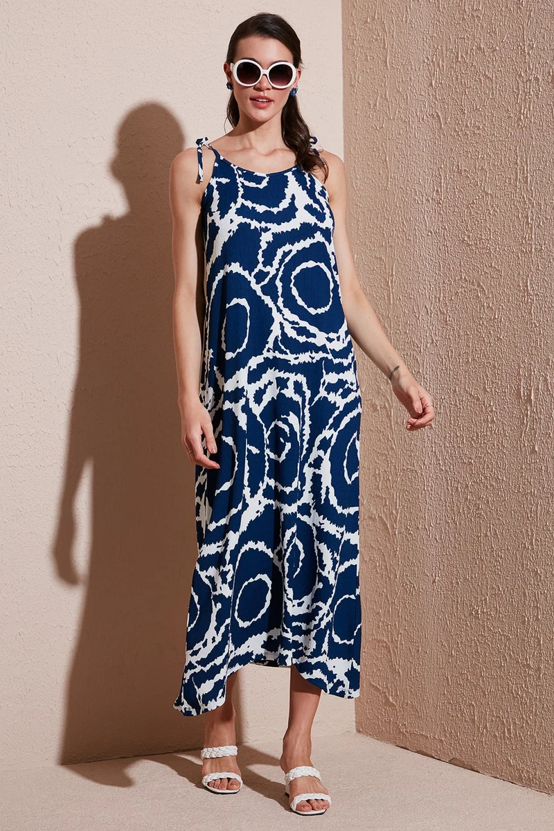 Lela Printed Sleeveless Dress