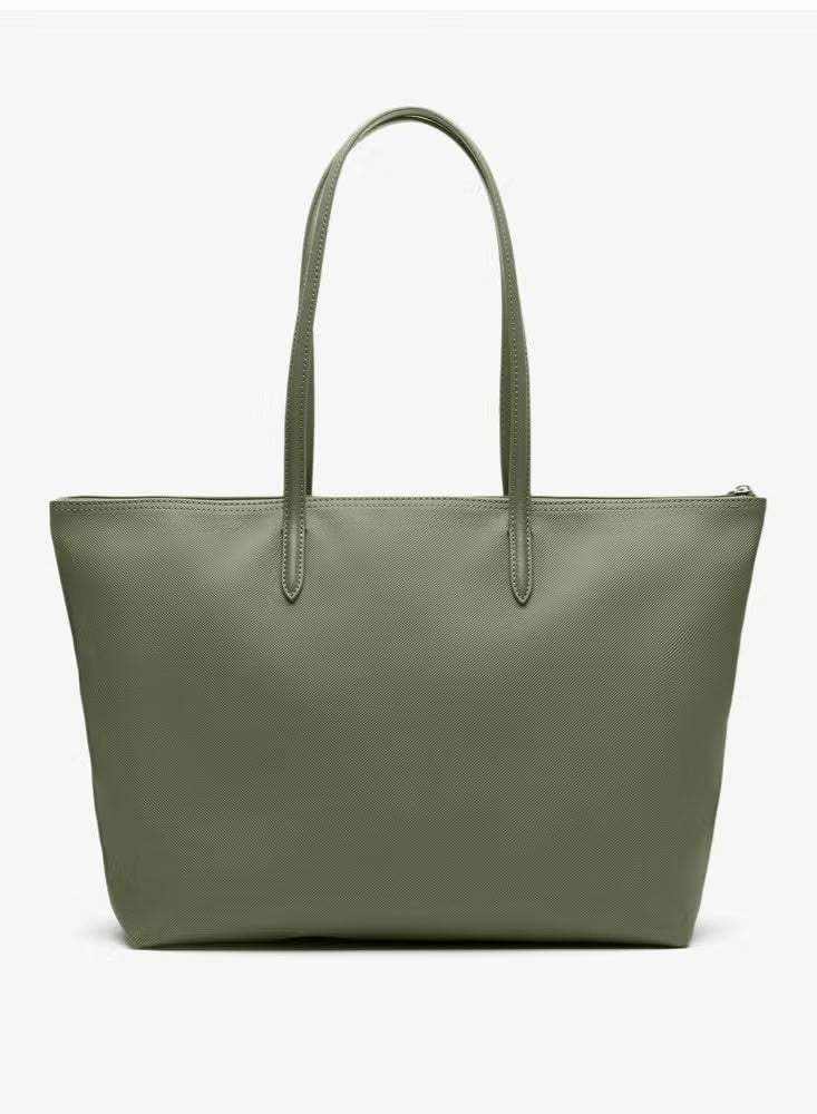Lacoste bag Women's L12.12 Concept Fashion Versatile Large Capacity Large Size Zipper Handheld Shoulder Bag Tote Bag Large 45cm * 30cm * 12cm - Image 2