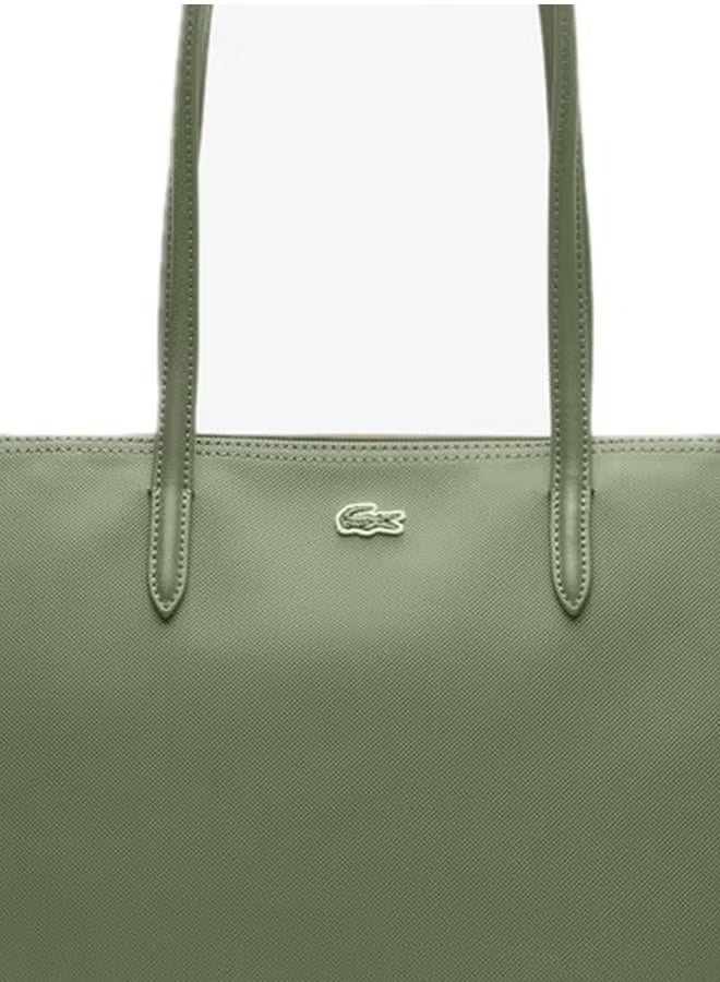 Lacoste bag Women's L12.12 Concept Fashion Versatile Large Capacity Large Size Zipper Handheld Shoulder Bag Tote Bag Large 45cm * 30cm * 12cm - Image 4