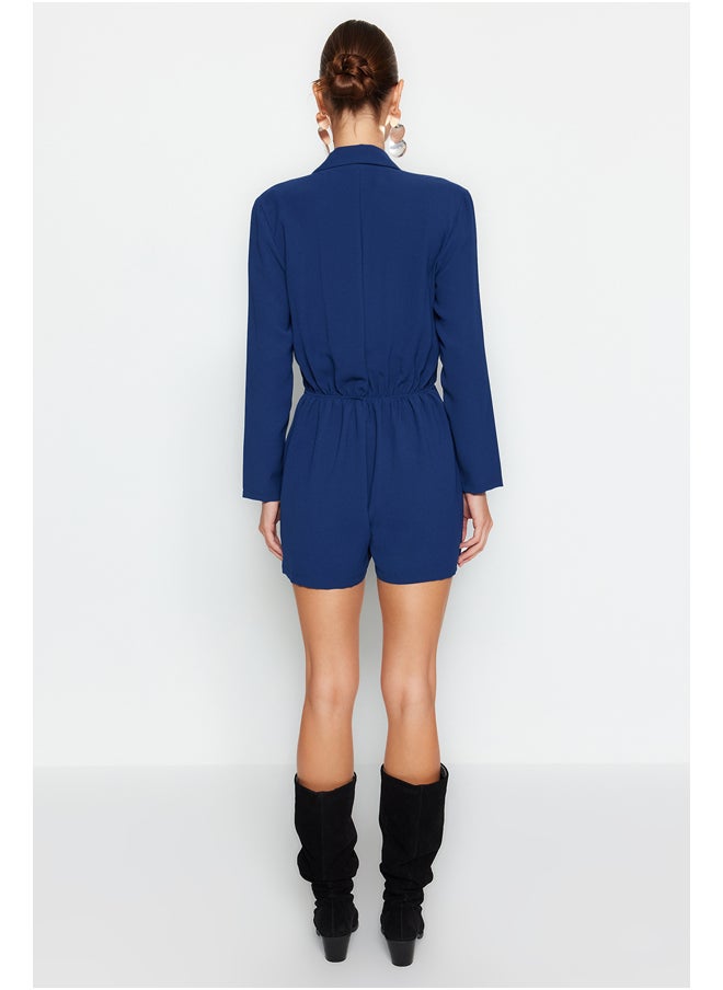 Navy Blue Double Breasted Short Skirt Woven Jumpsuit TWOAW24TU00020 - pzsku/Z3AD863DE0559B568D71FZ/45/_/1730941792/ff82a3a1-3da7-4278-8885-29546bbfab43