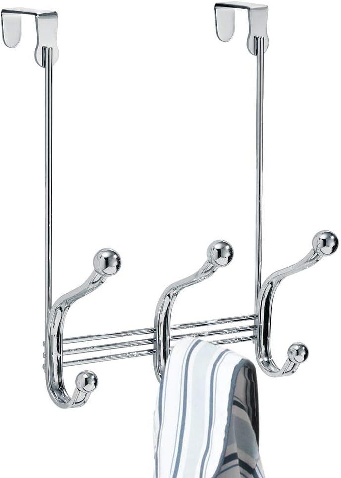 InterDesign iDesign York Lyra Over-The-Door 6-Hook Rack - Image 1