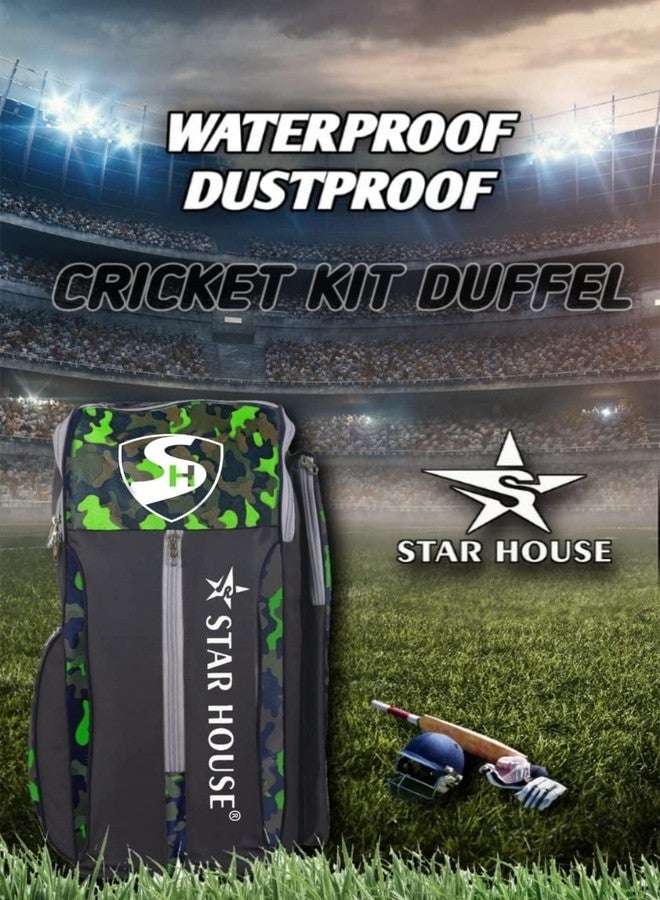 Star House Green Cricket Kit Bag with Attractive Design Sports Bag Cricket Kit Bag - Image 2