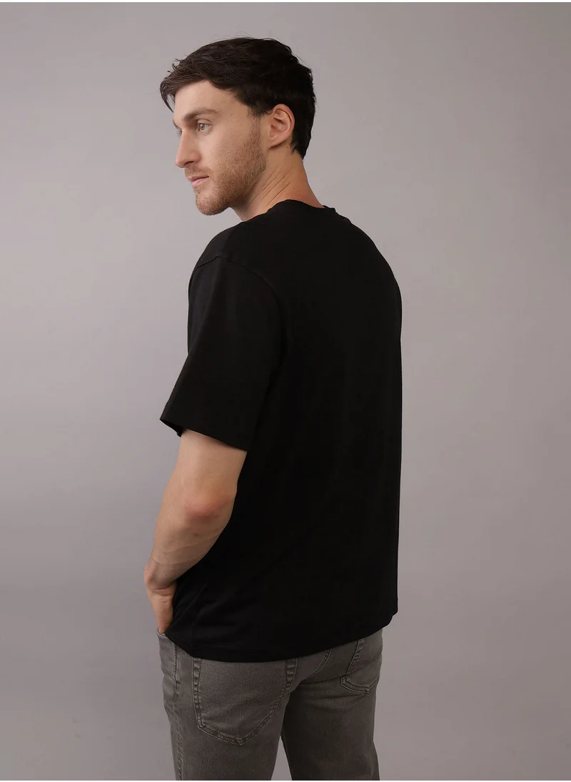 American Eagle Logo Graphic Crew Neck T-Shirt