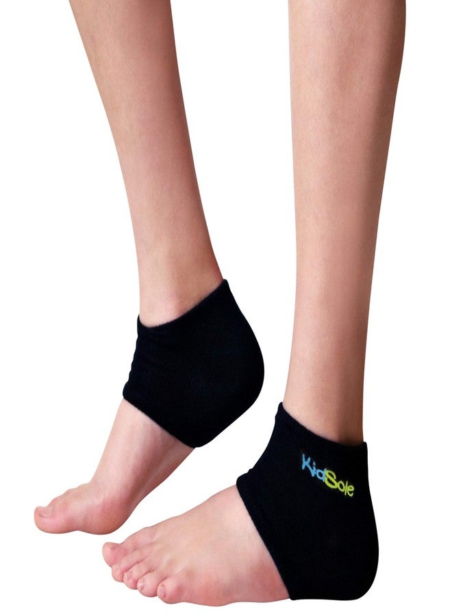 KidSole Gel Heel Strap for Kids with Heel Sensitivity from Severs Disease, Plantar Fasciitis. (Black) (Kids Sizes 1-6, Black) - Image 5
