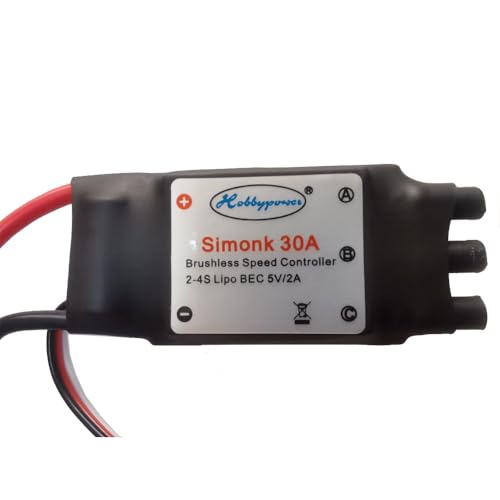 Hobbypower SimonK 30A ESC Brushless Speed Controller BEC 2A for Multirotor Quadcopter(6 Pack) - Image 5