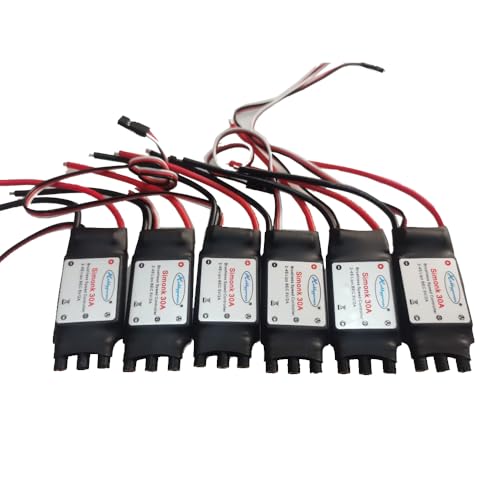Hobbypower SimonK 30A ESC Brushless Speed Controller BEC 2A for Multirotor Quadcopter(6 Pack) - Image 1