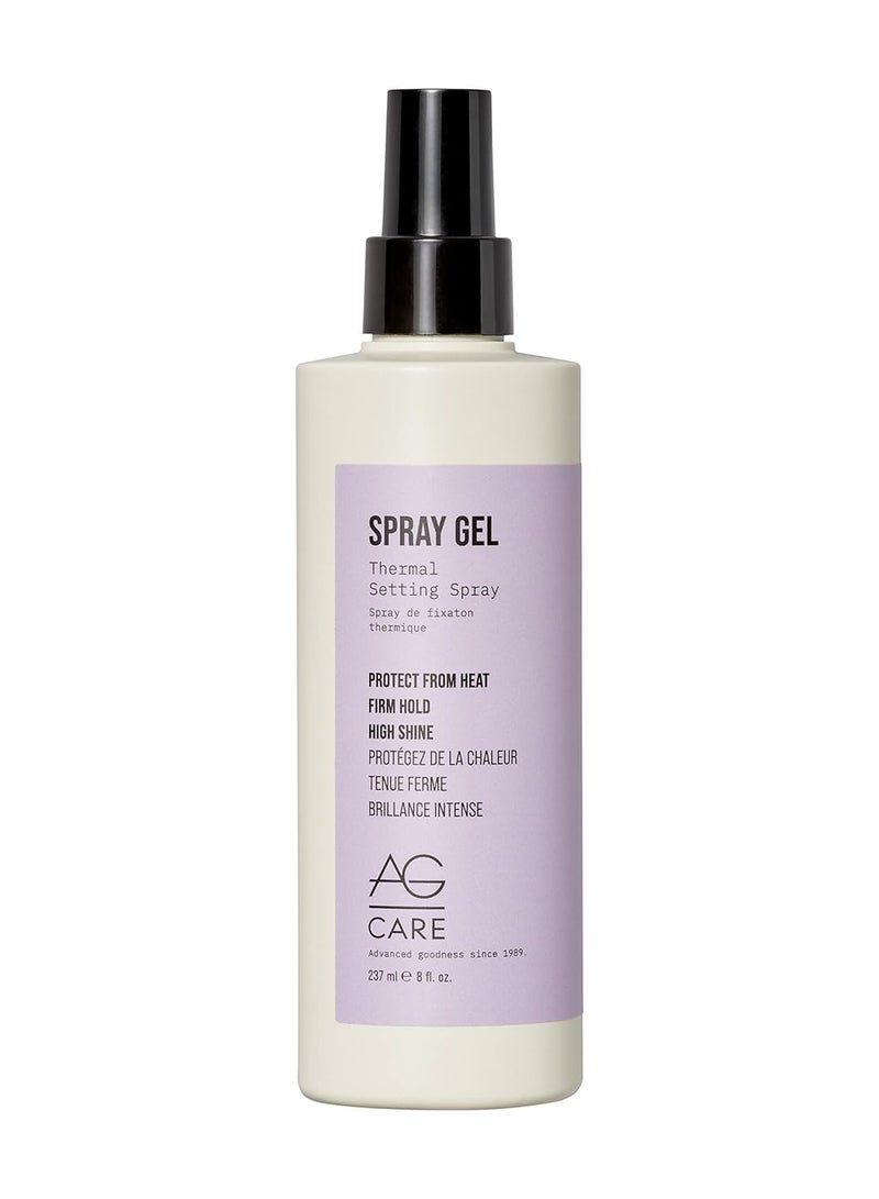 AG Care AG Care Curl Spray Gel Thermal Setting Spray, 8 Fl Oz