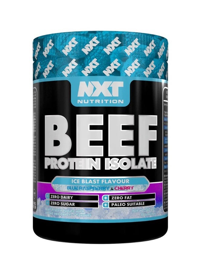 NXT Nutrition - Beef Protein Isolate Juice Zero Dairy Ice Blast 18 Servings 540g - Image 1