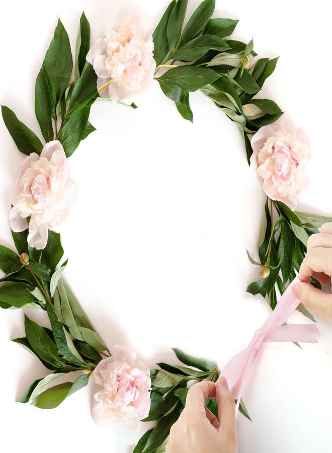 ZOOFOX 12 Pack Metal Floral Hoop Centerpiece with Stand, 12 Inch Large Metal Hoop for Crafts, Wreath Macrame Gold Hoop Rings for DIY Wedding Decor Dream Catcher - Image 5
