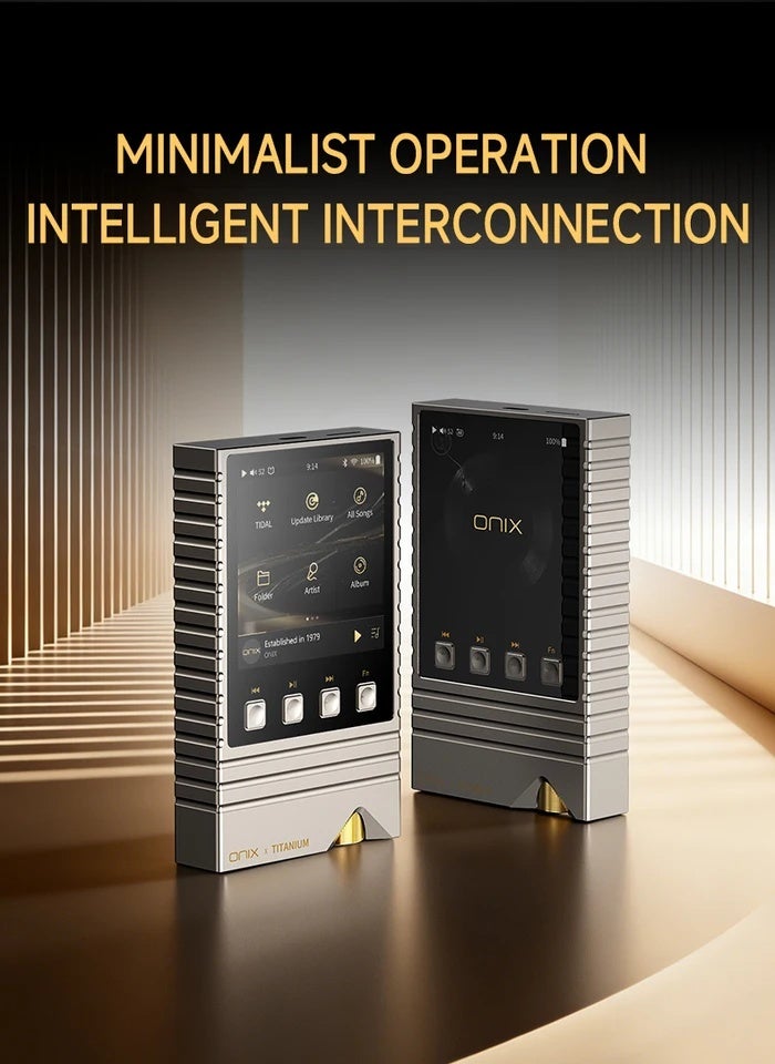 أونيكس مشغل وسائط Shanling Onix Overture XM5 Ti MP3 Player Portable Music Player Pure Tone Player High-End Hifi Hi-res Audio Dual Bluetooth 5.2, XM5 TI Titanium - Image 4
