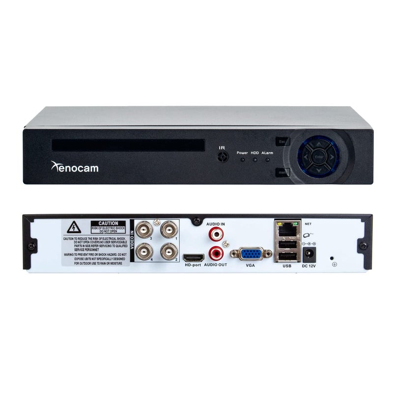 Xenocam 4CH 1080N Hybrid 5in1 AHD DVR 1080P NVR1080N AHD960H AnalogTVICVI Standalone DVR CCTV Surveillance Security System Video Recorder Motion Detection Hard Drive not Included - Image 2