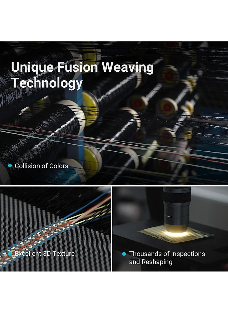 PITAKA - MagEZ Case Z Fold 4, Slim & Light Samsung Fold 4 Case with a Case-Less Touch Feeling, 600D Aramid Fiber Made [Fusion Weaving Air Case - Rhapsody] - Image 1