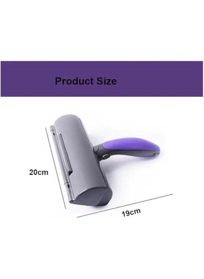 Electric Pet Hair Remover Roller, Pet Hair Remover with Self-Cleaning Mode, Reusable Lint Roller for Dog Cat Hair with LED, Pet Hair Removal Tool for Carpet, Clothes, Car and Bedding - Image 2