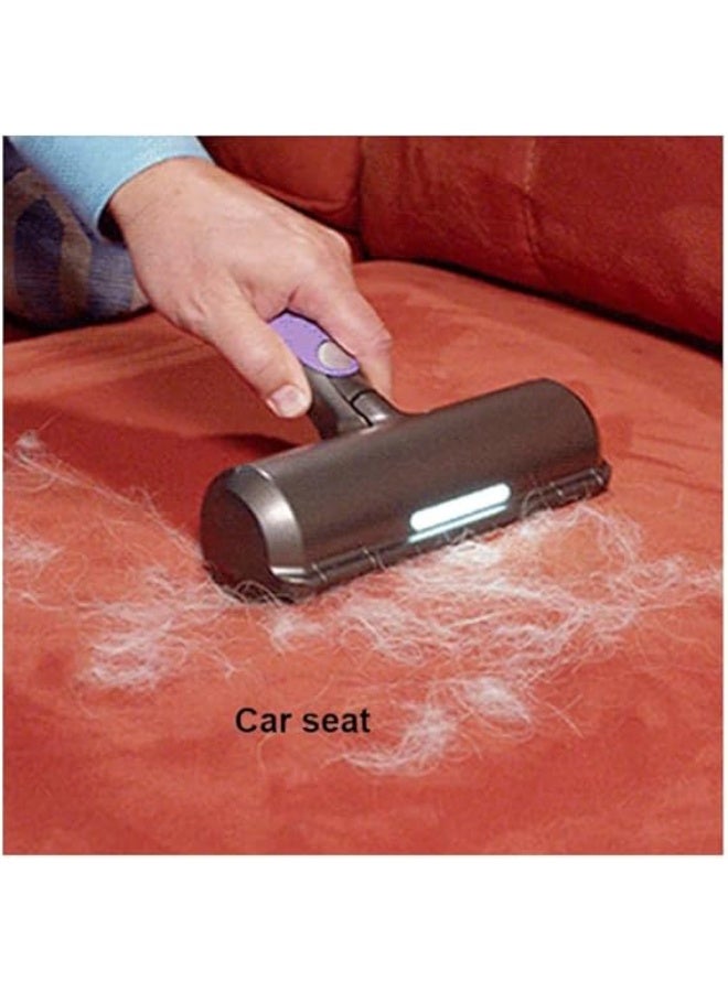 Electric Pet Hair Remover Roller, Pet Hair Remover with Self-Cleaning Mode, Reusable Lint Roller for Dog Cat Hair with LED, Pet Hair Removal Tool for Carpet, Clothes, Car and Bedding - Image 4