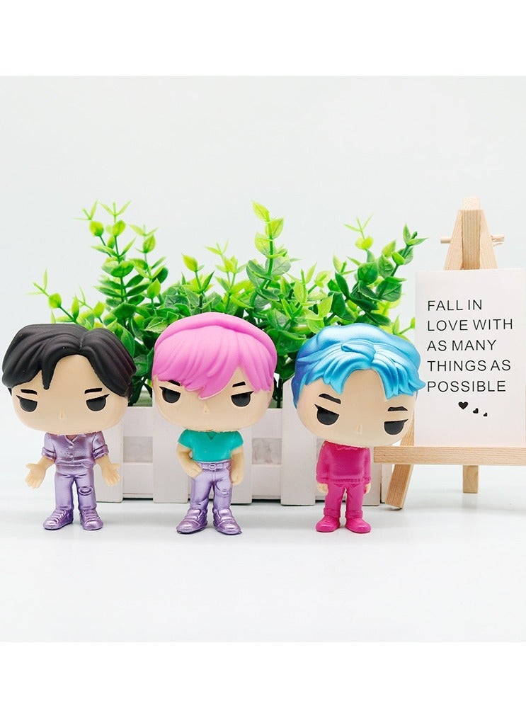 general K-بوب: مجموعة تماثيل فتيات صائدات الشياطين 10 قطع بتفاصيل دقيقة يمكن استخدامها كديكور للغرفة - Image 3