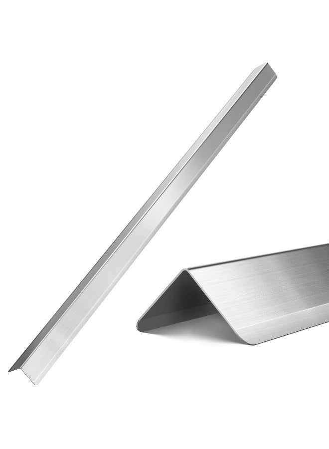 Zipcase Stainless Steel Wall Corner Guard 2 x 2 x 48 inch, Pack of 10 Metal Wall Corner Protector with 90-Degree Angle for Wall Protection and Decoration. - Image 1