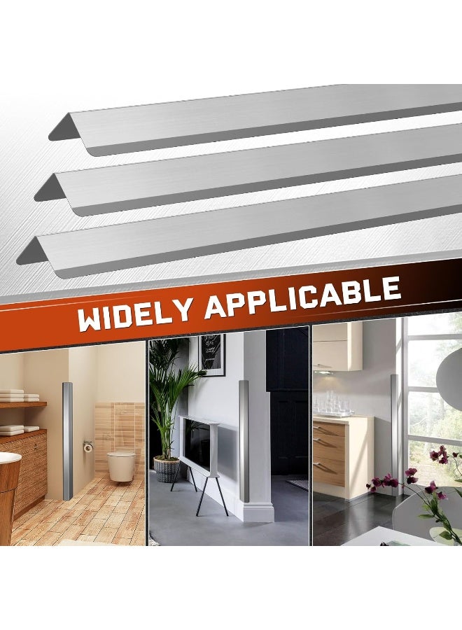 Zipcase Stainless Steel Wall Corner Guard 2 x 2 x 48 inch, Pack of 10 Metal Wall Corner Protector with 90-Degree Angle for Wall Protection and Decoration. - Image 5