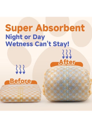 Disposable Dog Diapers Female with Wetness Indicator, Disposable Doggie Diapers for Female Dogs in Heat, Super Absorbent Puppy and Kitten Doggie Diapers Female Size : L Recommend weight: 7-10kg - view 2