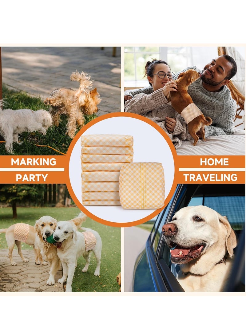 MissTiara Disposable Dog Diapers Female with Wetness Indicator, Disposable Doggie Diapers for Female Dogs in Heat, Super Absorbent Puppy and Kitten Doggie Diapers Female Size : L Recommend weight: 7-10kg - Image 4