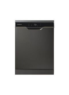 TORNADO Dishwasher 12 Person 60 cm Digital 8 Programs Dark Inox TDV-FN128CDX 