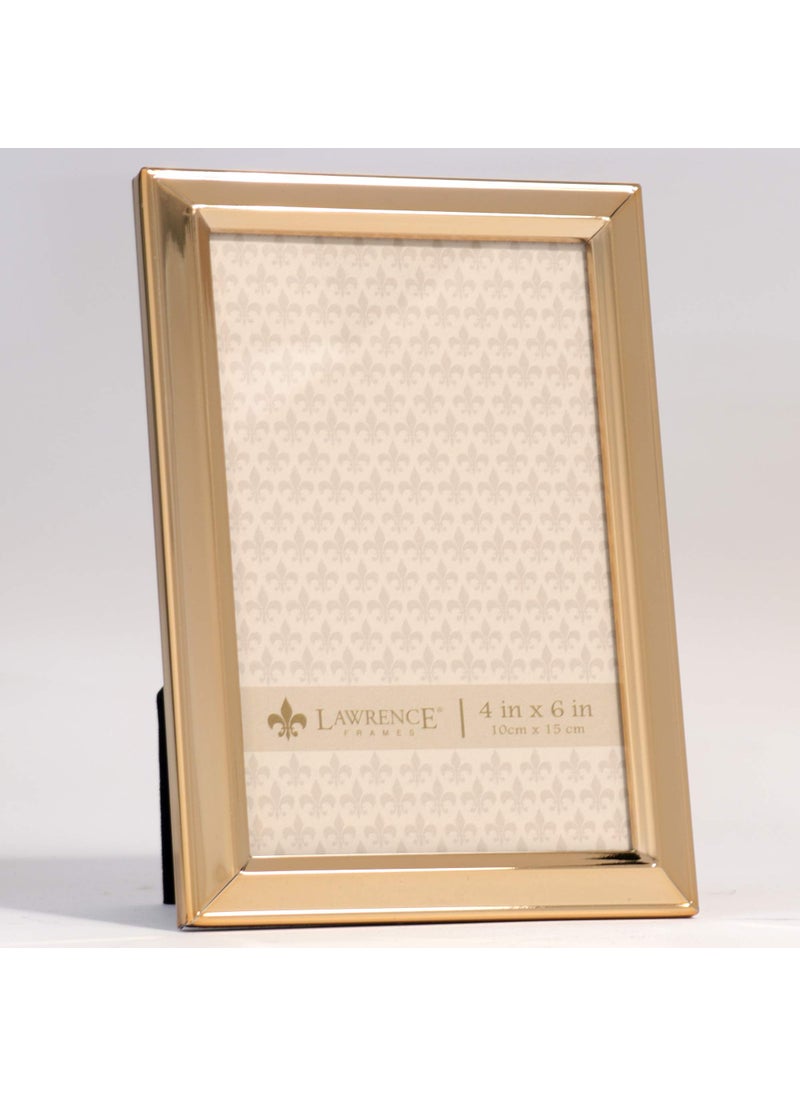 Lawrence Frames Lawrence Frames 4x6 Gold Metal Classic Bevel Picture Frame  - Image 2